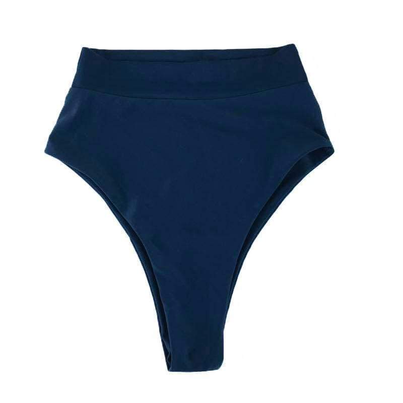 Nautica Women's Midrise Core Full Coverage Bikini Bottom Swimsuit,  Black/Blue, M price in UAE,  UAE