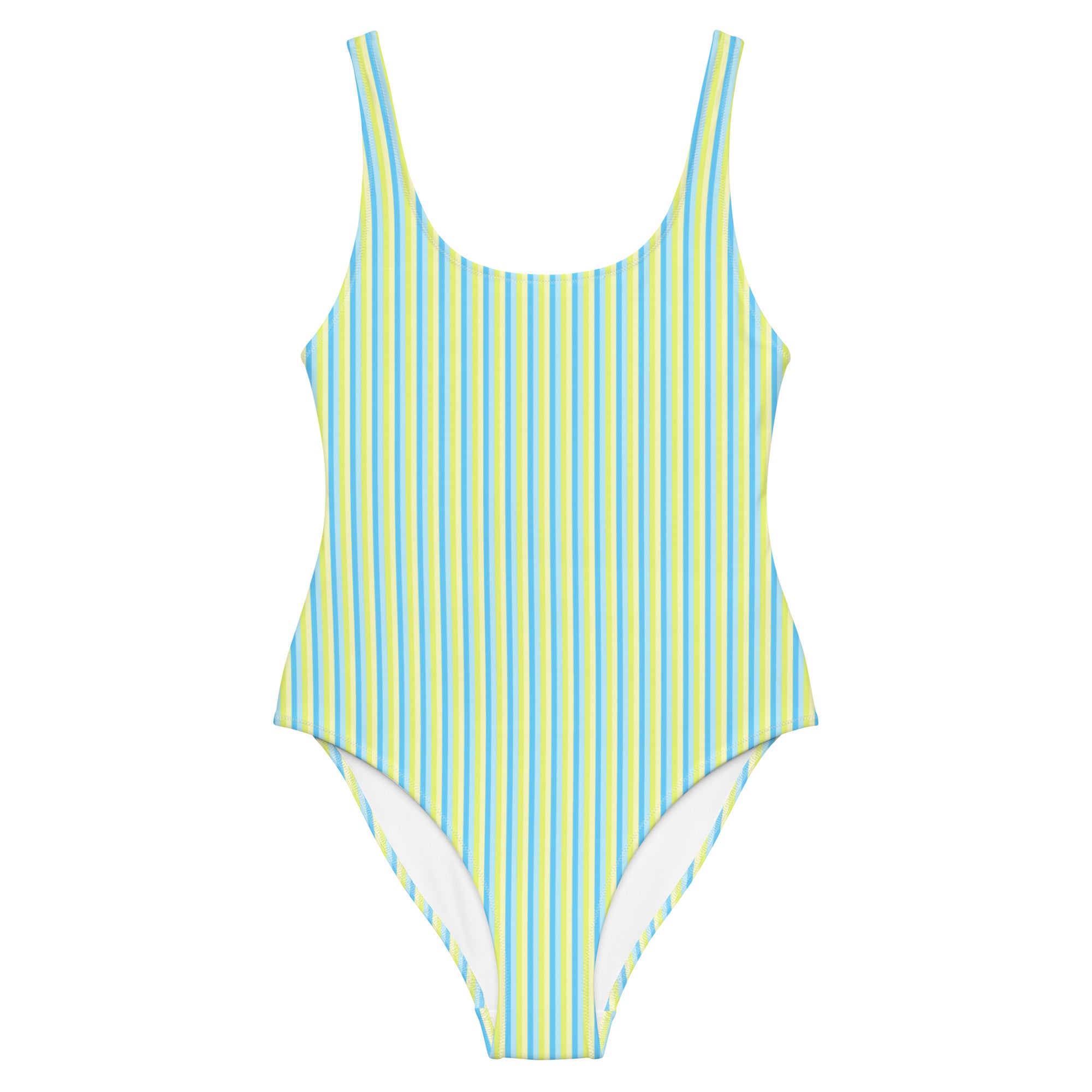 H and m outlet striped swimsuit