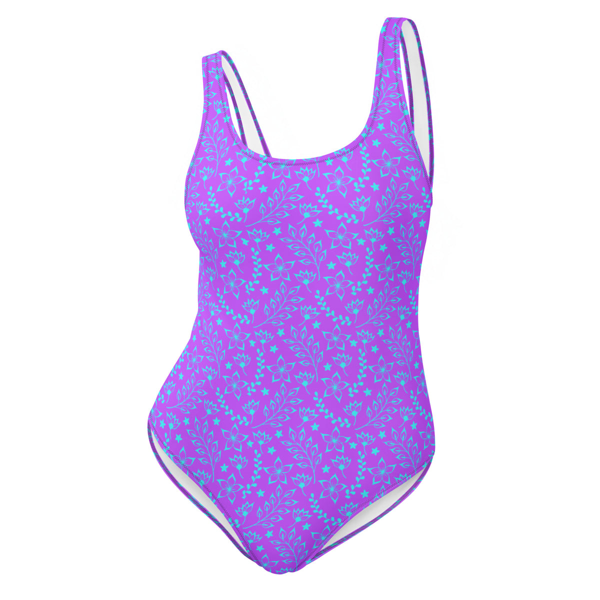 FLORIDA ECO ONE PIECE SWIMSUIT - PURPLE GARDEN