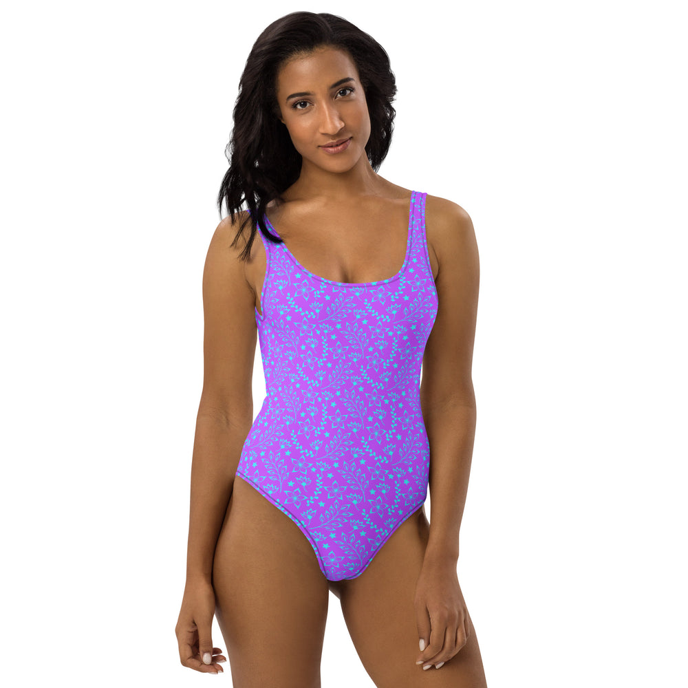 Good American, Swim, Good American Shine Barely There One Piece Swimsuit  In Lilac Mist Xs Swimwear