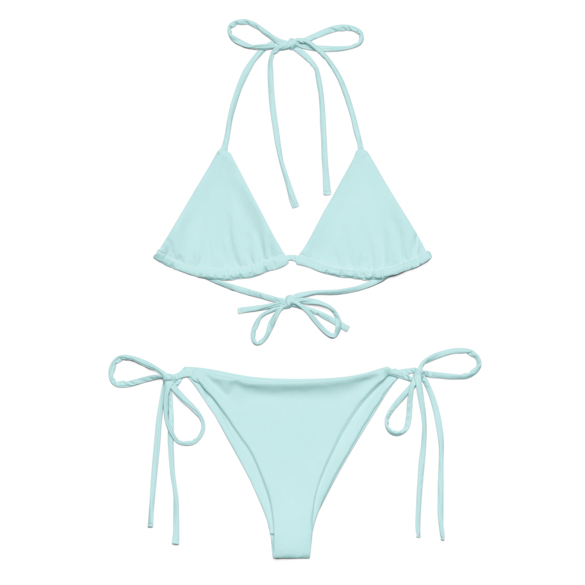 Baby blue clearance bikini set