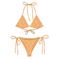 STRING BIKINI SET ECO - GARDEN PARTY ORANGE