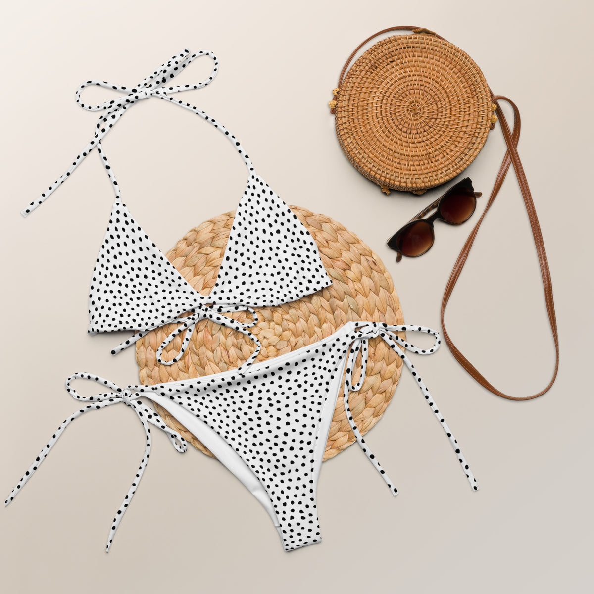Essential String Bikini Dotted– Moje Store