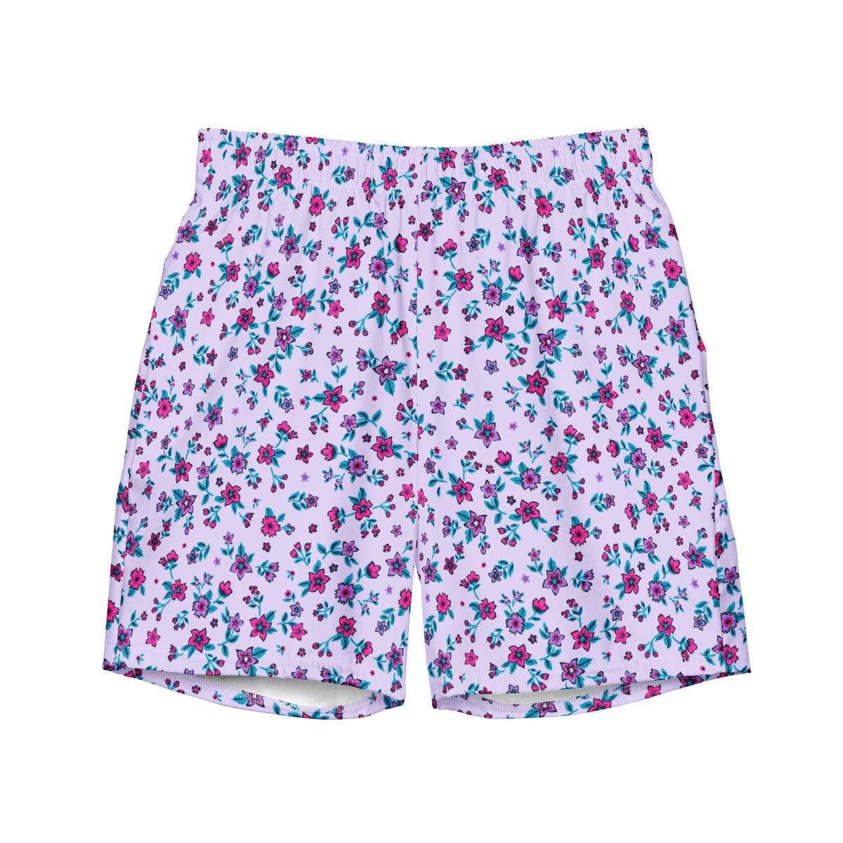 ECO MEN'S SWIM SHORTS | LILAC GARDEN