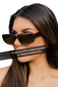 Leopard Tortoiseshell PC Frame Punk Sunglasses