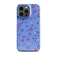 Snap case for iPhone® SAPPHIRE FLORALS